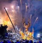 Desfile da Beija-Flor leva Maceió até a Sapucaí com homenagem a Rás Gonguila