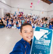 Escola Municipal Cleto Marques Luz, em Maceió, recebe selo 100% climatizada