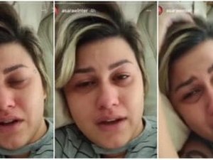 Sara Winter grava vídeo decepcionada com Bolsonaro e aparece chorando
