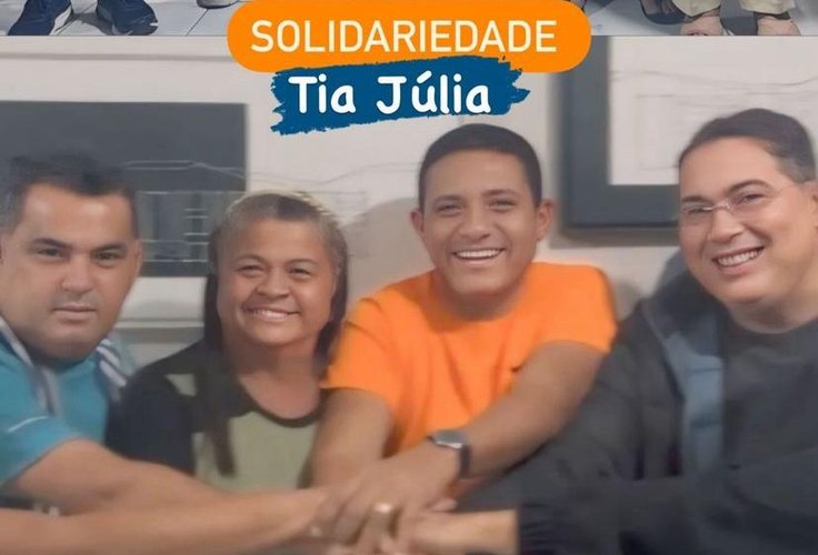 Solidariedade abre mão de indicar vice de Tia Júlia, mas fecha acordo com Júlio Cézar