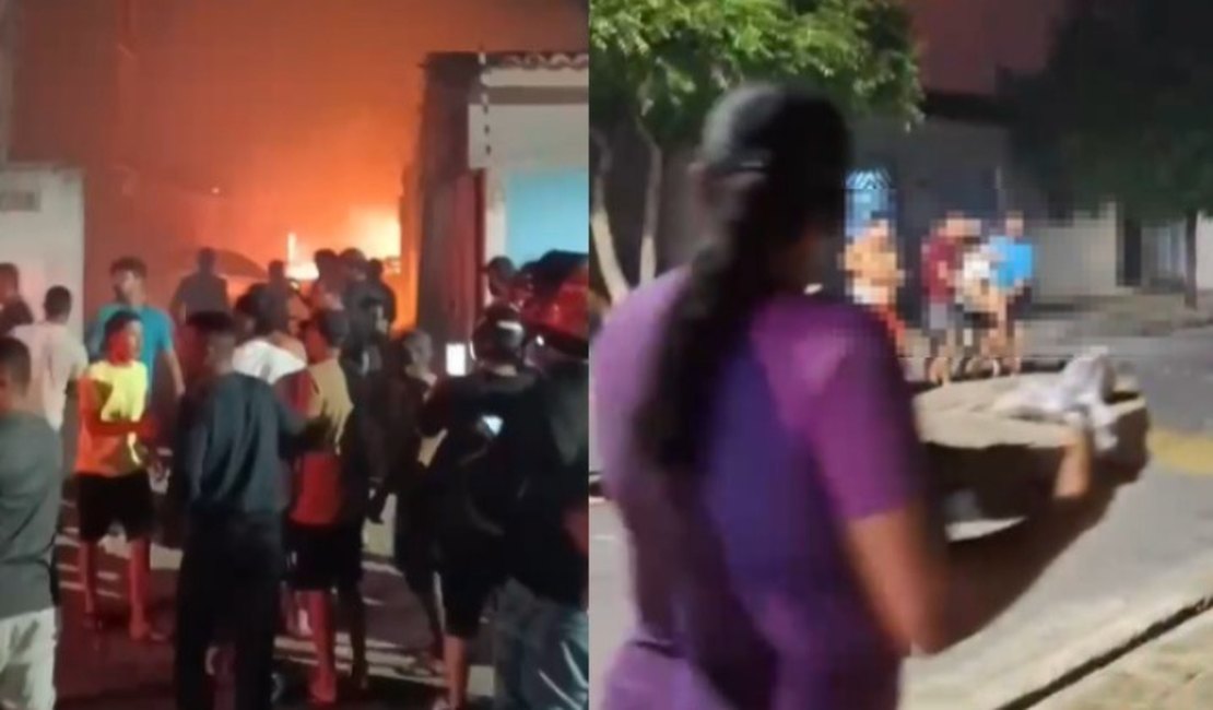 Terror e correria: imagens mostram incêndio em depósito de fogos em Arapiraca