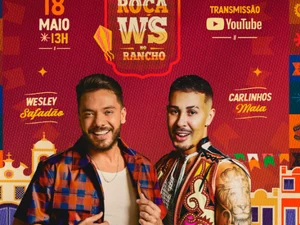 Wesley Safadão divulga show de São João no Rancho do Maia