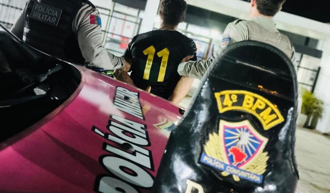 PM prende suspeito de agredir ex-esposa e filhas e incendiar casa em Maceió