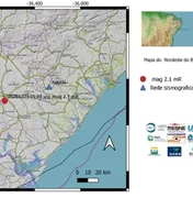 Laboratório Sismológico da UFRN confirma tremor de terra em Arapiraca com magnitude 2.1 na Escala Richter