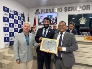 Deputado Federal Delegado Fabio Costa recebe Título de Cidadão Honorário de São Miguel dos Campos
