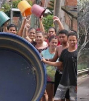 Sem água há dez dias, moradores de Ibateguara bloqueiam via e ateiam fogo em protesto