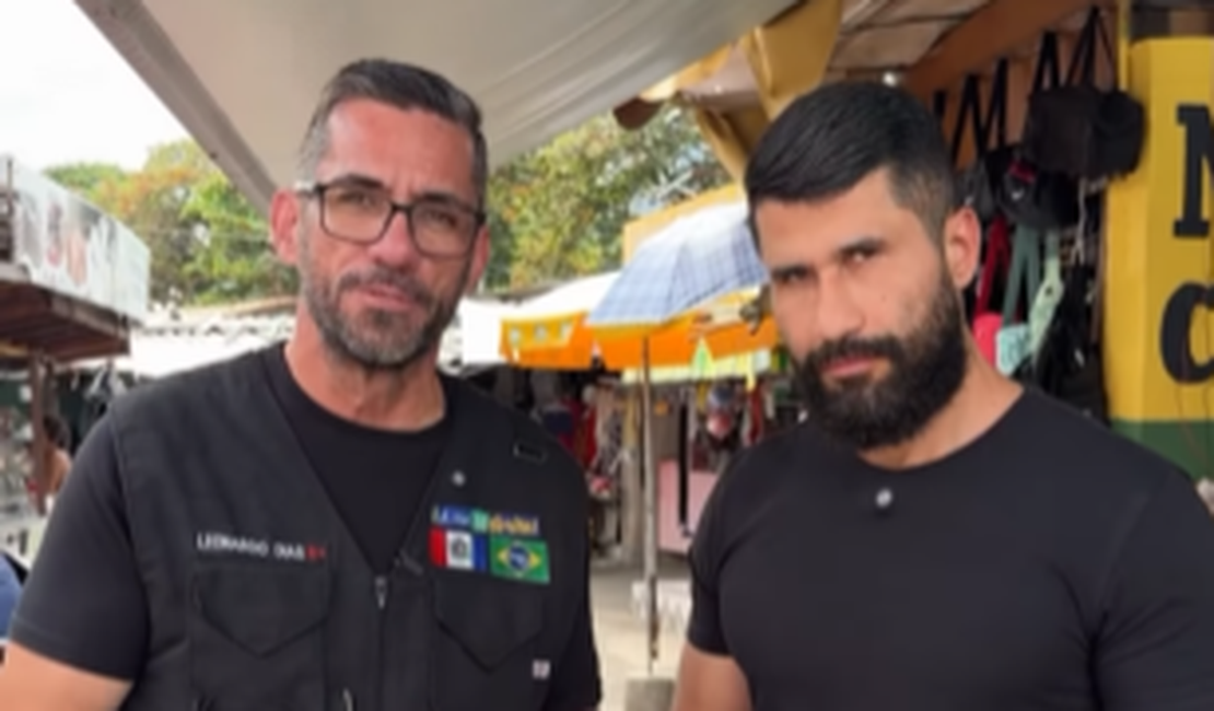 Leonardo Dias e Delegado Fabio Costa defendem comerciantes do Mercado da Produção