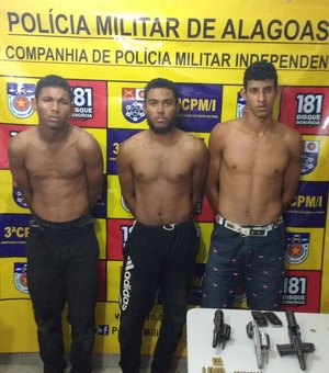 Suspeitos de cometer homicídio na Barra de Santo Antônio são presos pela polícia