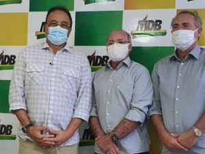 Renan Calheiros e Galba Novaes anunciam apoio à Geraldo e Gilberto em Taquarana