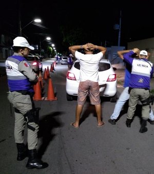 Blitzes da Lei Seca prendem dois motoristas embriagados em Maceió