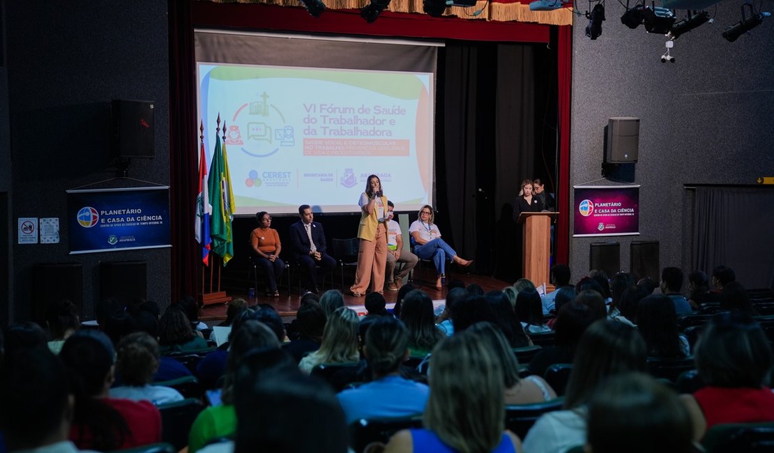 Arapiraca encerra abril verde com VI Fórum em Saúde do Trabalhador e da Trabalhadora