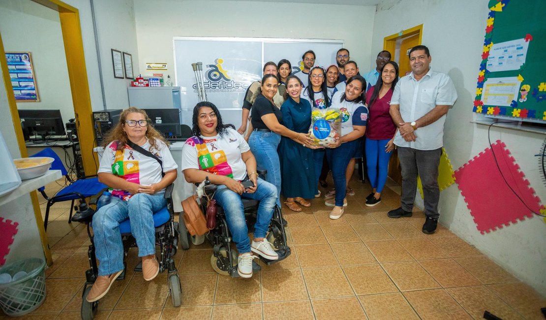 Alagoas Sem Fome doa quase uma tonelada de alimentos para instituição de Delmiro Gouveia