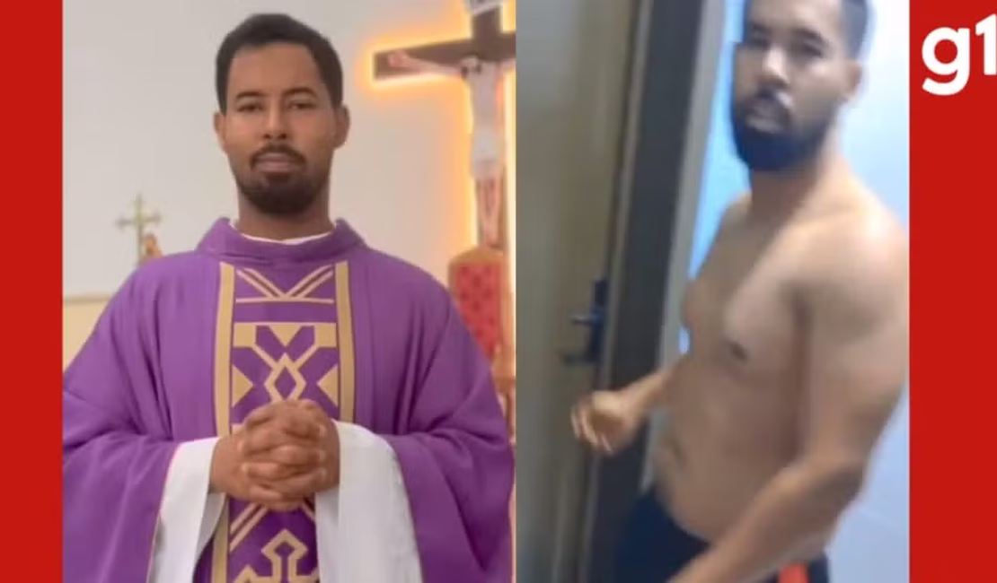 Família de noiva flagrada com padre denuncia exposição nas redes