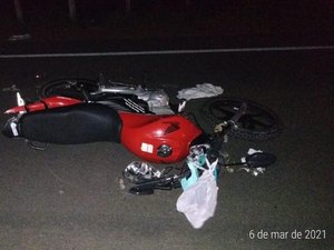 Racha entre motos causa acidente e deixa feridos em Girau do Ponciano