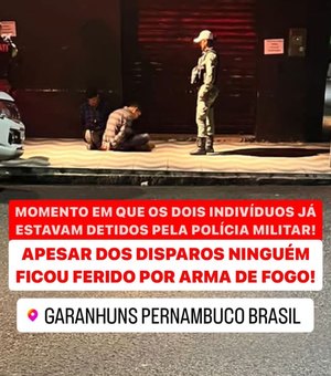 Policial penal de Alagoas é preso em Garanhuns após causar confusão em estabelecimento