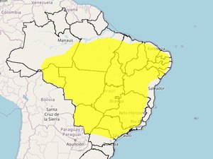 Inmet emite alerta de baixa umidade para 65 municípios de Alagoas