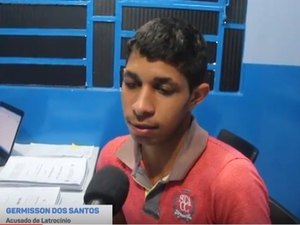Preso, Germisson dos Santos revela como comparsa foi morto em assalto