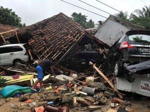 Sob risco de segundo tsunami, Indonésia está em alerta