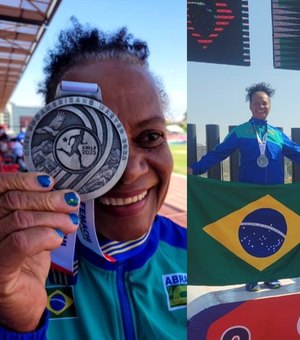 Aos 68 anos, Carminha volta a brilhar e leva Arapiraca ao pódio de atletismo no Chile