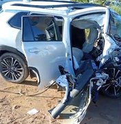 Colisão frontal deixa um morto e oito feridos na AL-101 Norte, em Maragogi