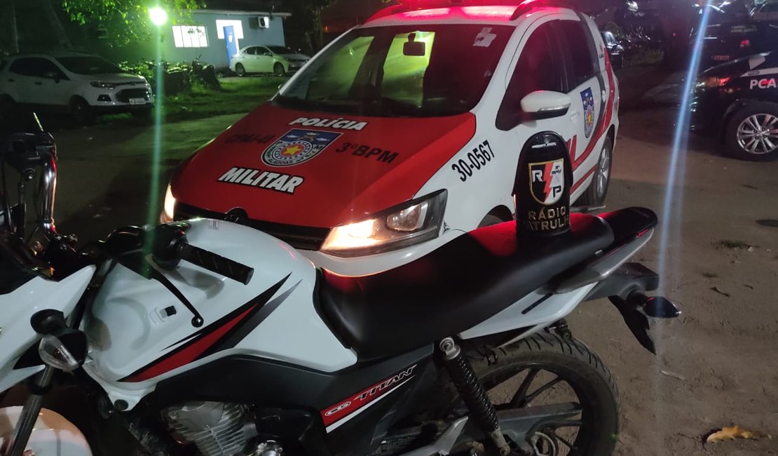 Após furto, moto é localizada pela polícia por de sistema de rastreamento em Limoeiro de Anadia