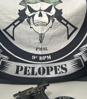 Pelopes apreende arma de fogo e carregadores em imóvel às margens da AL-220