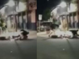 Policial dá voadora em adolescente durante abordagem
