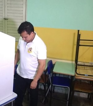 Após o voto, Ricardo Nezinho demonstra estar muito confiante com vitória