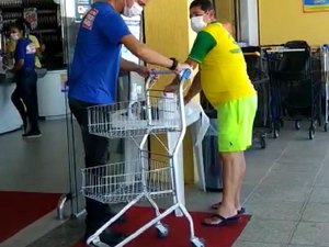 Rede Unicompra de Supermercados orienta clientes para evitar aglomerações na hora das compras 