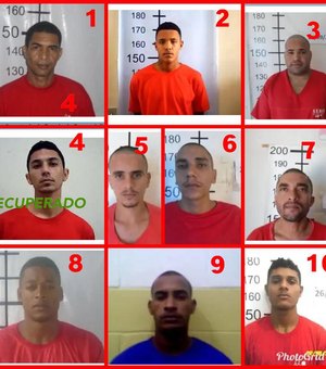 Operação integrada tenta recapturar fugitivos do Sistema Prisional de Maceió