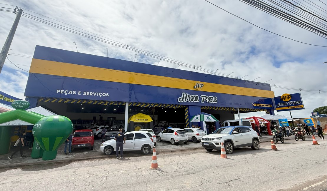 [Vídeo] Hygor Pneus inaugura nova loja em Arapiraca com dois dias de festa e sorteio especial