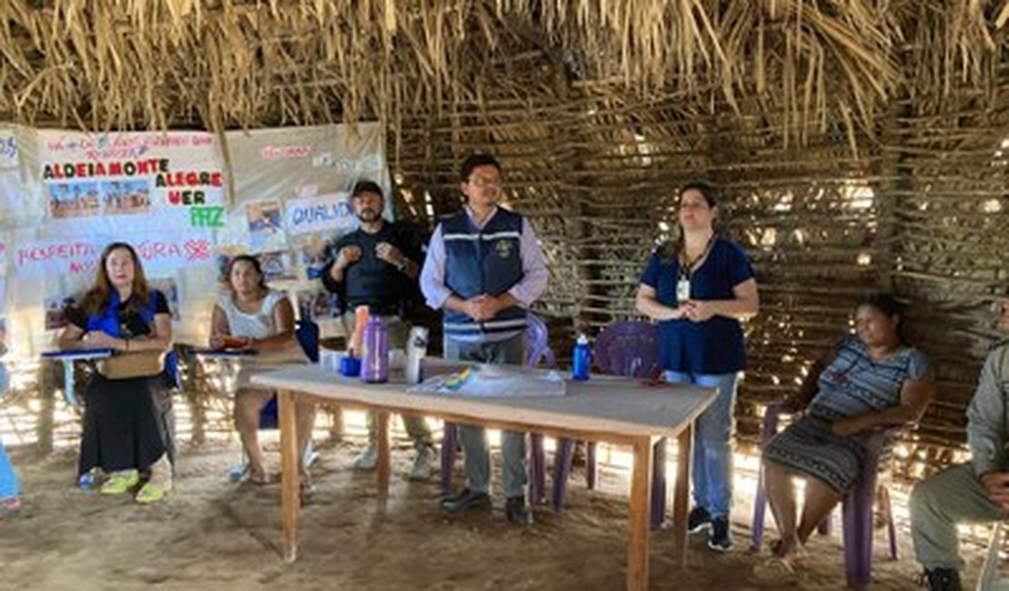 MPF visita aldeias Mata da Cafurna e Monte Alegre, na Terra Indígena Xucuru Kariri, em Alagoas