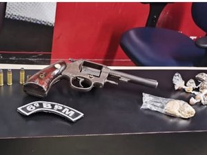 Homem é preso com arma de fogo e drogas em Matriz de Camaragibe