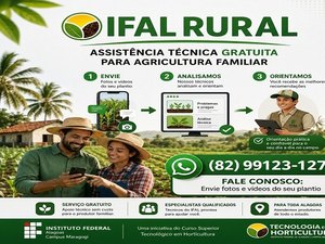 Ifal Maragogi oferece assistência técnica e gratuita aos produtores de Alagoas