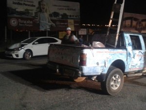 Veículos colidem frontalmente na AL115