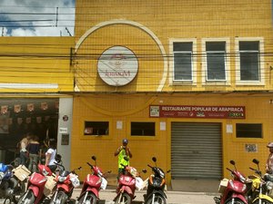 Restaurante Popular de Arapiraca ficará fechado em janeiro