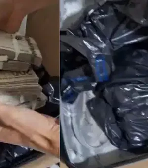 PF apreende R$ 287 mil em dinheiro vivo dentro de sacos de lixo na casa de servidor do INSS