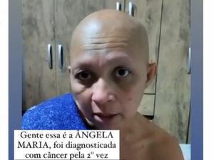 [Vídeo] Mulher diagnosticada com câncer pela 2ª vez faz apelo para ajudar a custear tratamento