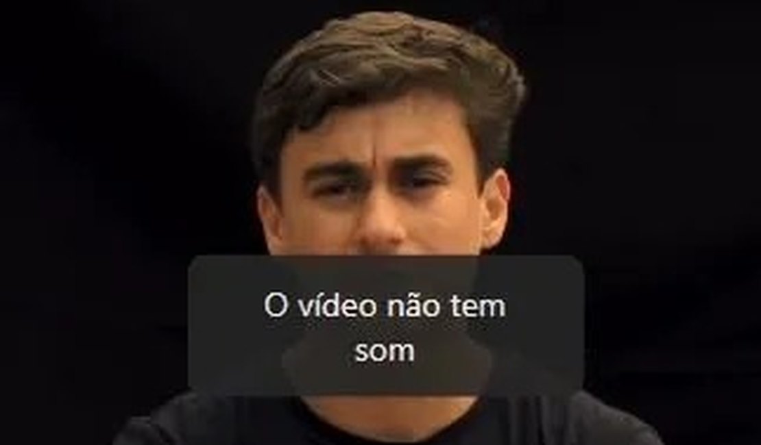 Entenda por que vídeo de Nikolas sobre o Nordeste ficou sem som