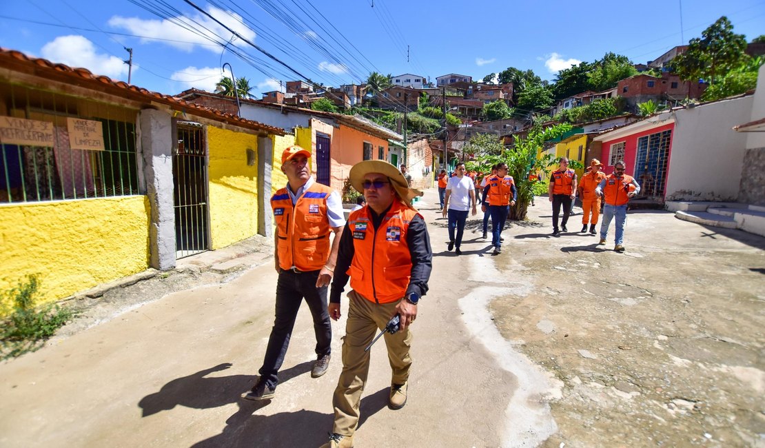 Defesa Civil Estadual inicia mapeamento de áreas de risco em Maceió