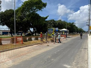 Ampliação da Durval de Góes Monteiro tem mais um trecho em fase de acabamento