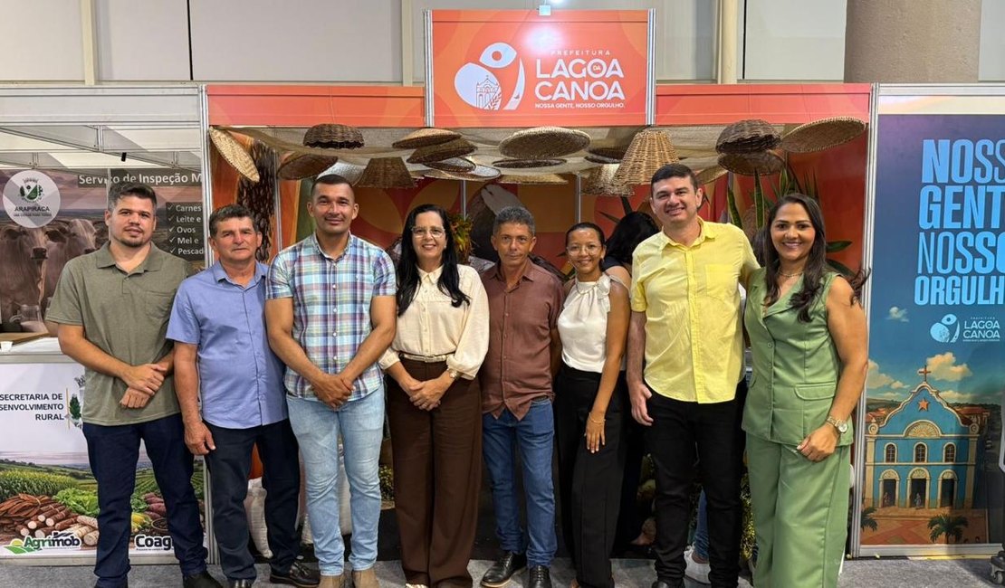 Estande de Lagoa da Canoa na 1ª AgroShow Arapiraca foi um dos mais bonitos e visitados do evento