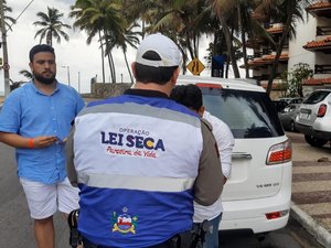 Detran/AL realiza ações da Lei Seca em pontos da capital durante o réveillon 
