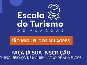 Prefeitura de São Miguel dos Milagres oferta curso gratuito de Manipulação de Alimentos