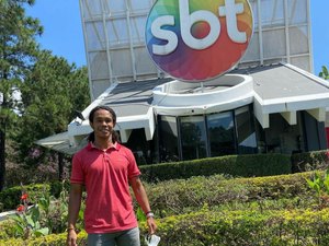 Concurseiro de Arapiraca que viralizou nas redes sociais participa de programa no SBT