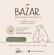 Ong Missão Pets realiza bazar beneficente no pátio da Paróquia Cristo Redentor em Arapiraca