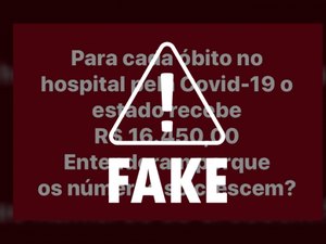É falso que governos estaduais recebem recursos para cada morte por Coronavírus