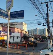 Rua Soldado Eduardo dos Santos é interditada para serviços de drenagem