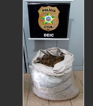 Homem é preso transportando 10kg de maconha para a Barra de São Miguel