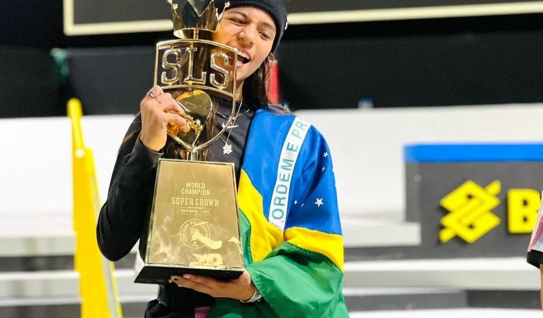 Mais um troféu: Rayssa Leal é campeã da Liga Mundial de Skate Street